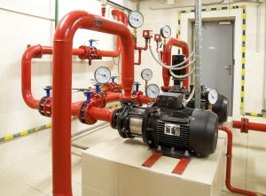 Brandwache bei Ausfall Sprinkleranlage