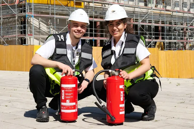 Brandwache vom Sicherheitsunternehmen in Eisenach